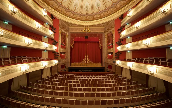 Der Zuschauerraum des Gärtnerplatztheaters