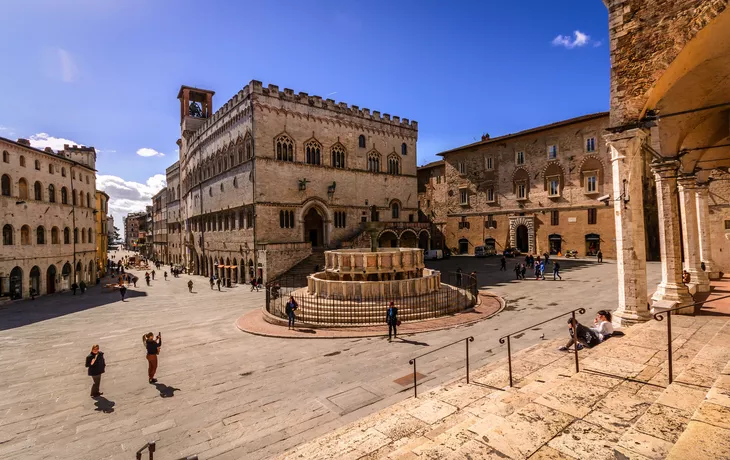 Piazza IV Novembre in Perugia