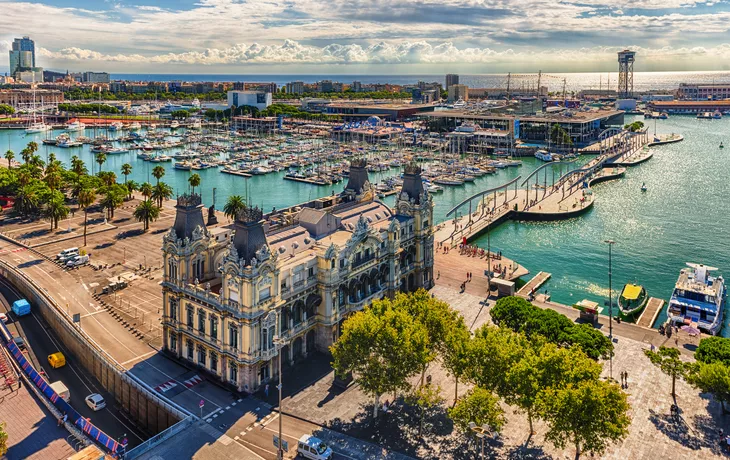 Port Vell in Barcelona