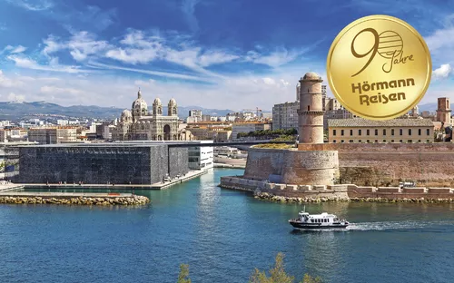 Saint Jean Schloss und die Kathedrale de la Major in Marseille