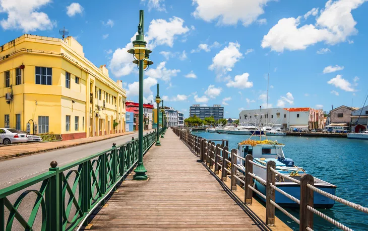 Promenade am Yachthafen von Bridgetown auf Barbados