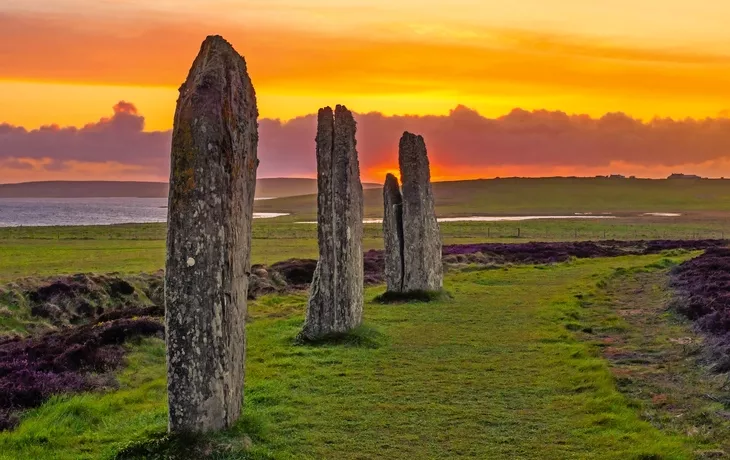 Ring von Brodgar auf Orkney, Schottland