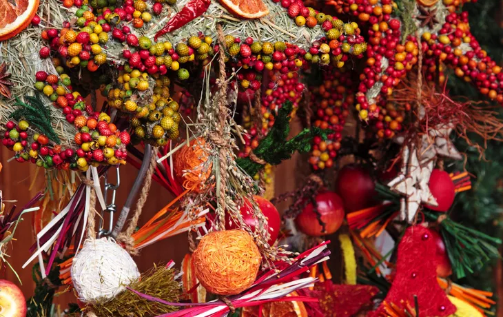 Christkindlmarkt am Rathausplatz in Wien, Österreich