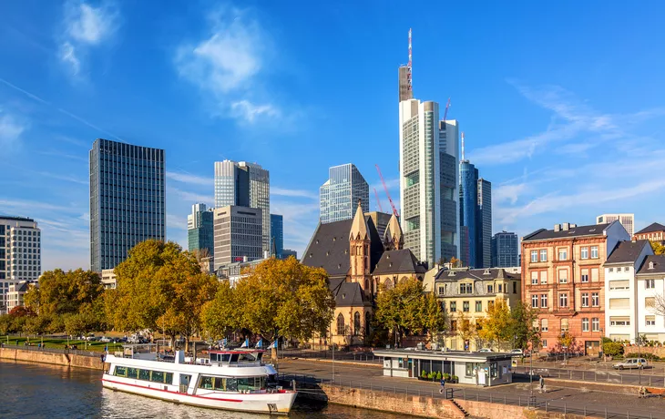 Skyline des Geschäftsviertels von Frankfurt
