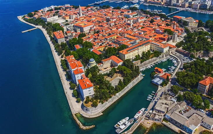 Zadar an der dalmatinischen Küste Kroatiens