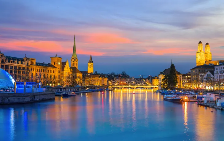 Innenstadt von Zürich in der Schweiz