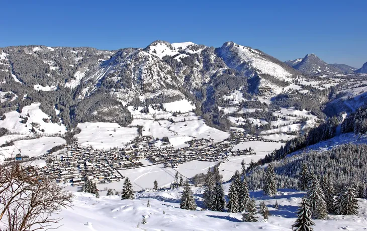 Blick über Bad Hindelang
