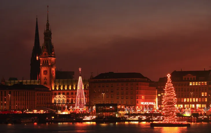 weihnachtliches Hamburg, Deutschland