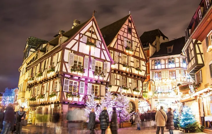 Weihnachtsmarkt in Colmar im Elsass