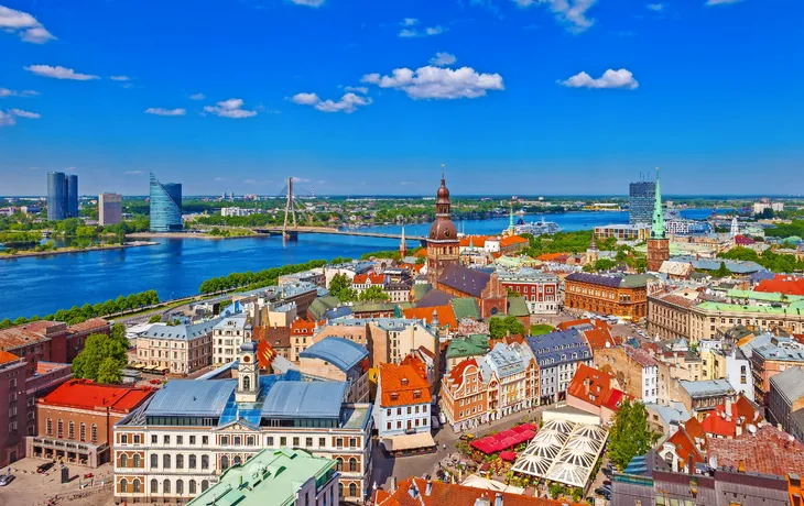 Blick über Riga, Lettland