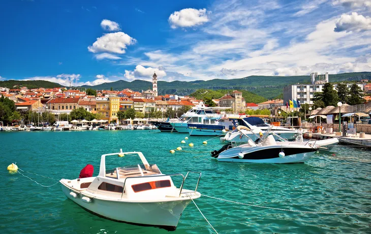 Crikvenica an der adriatischen Küste