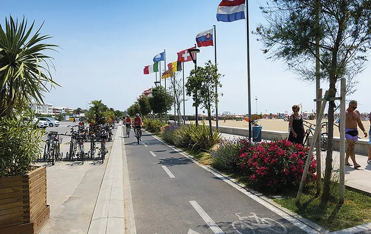Radweg bei Bibione