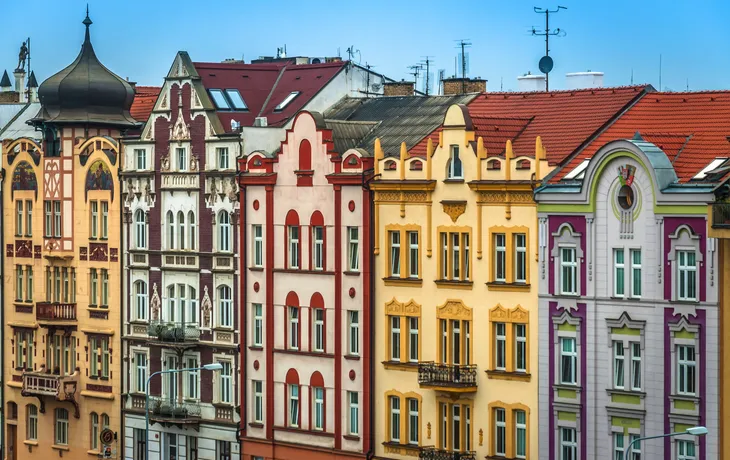 die bunten Häuser von Pilsen