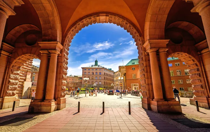 Königspalastbögen, Stockholm