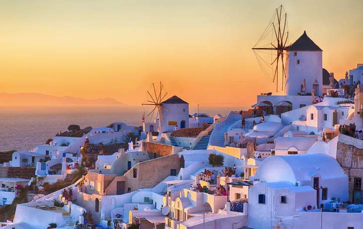 Oia im Sonnenuntergang