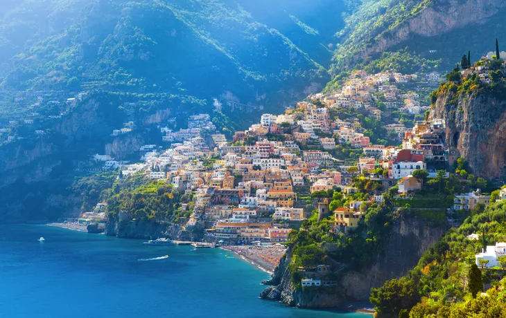 Positano an der Amalfiküste, Italien