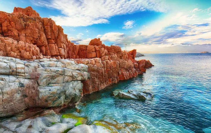 die Roten Felsen von Arbatax auf Sardinien