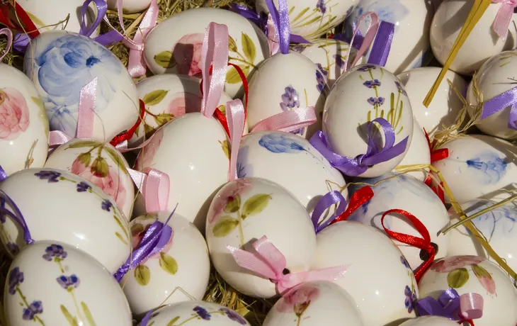 Hollókő, Ostern