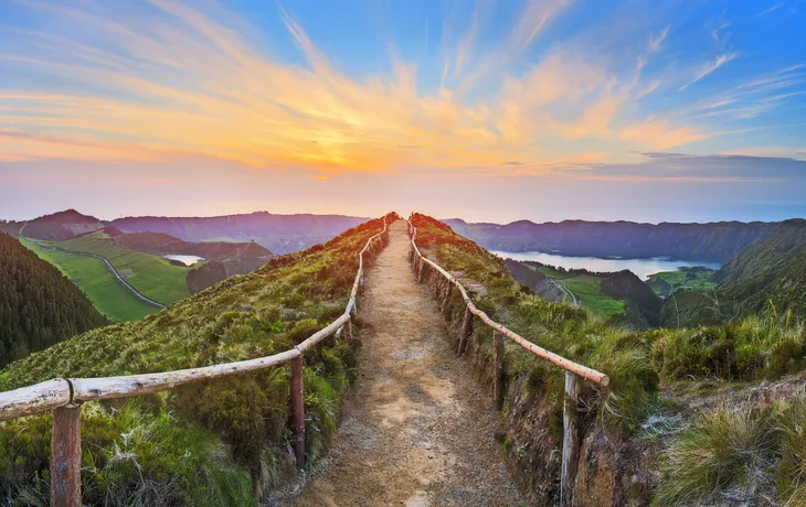 Wanderweg zu den Kraterseen des Sete Cidades auf São Miguel