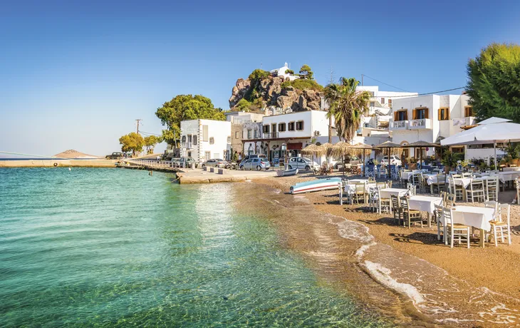 Dorf Skala auf der Insel Patmos, Griechenland