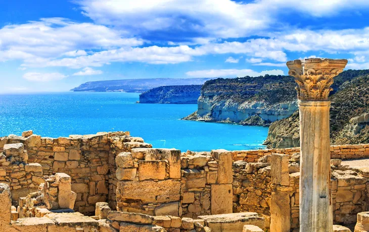 die antike Stadt Kourion an der Südwestküste der Mittelmeerinsel Zypern westlich des heutigen Limassol