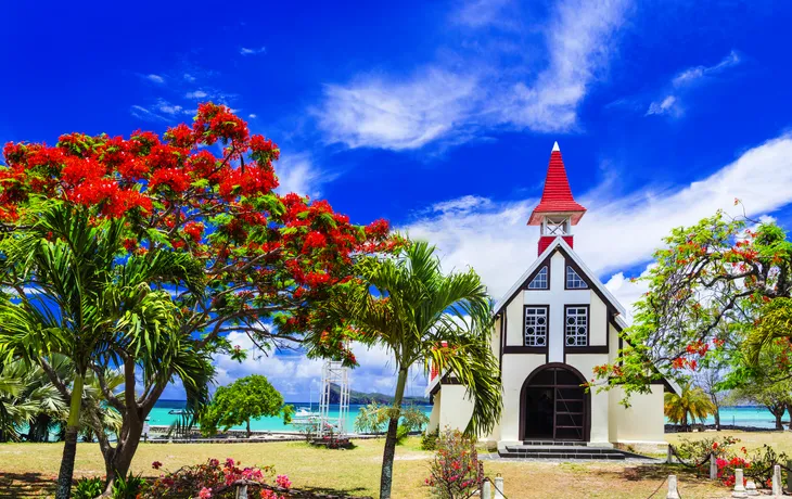 Kirche von Cap Malheureux auf der Insel Mauritius