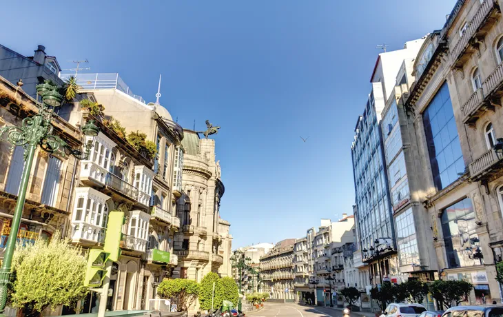 Stadtbild von Vigo, Spanien