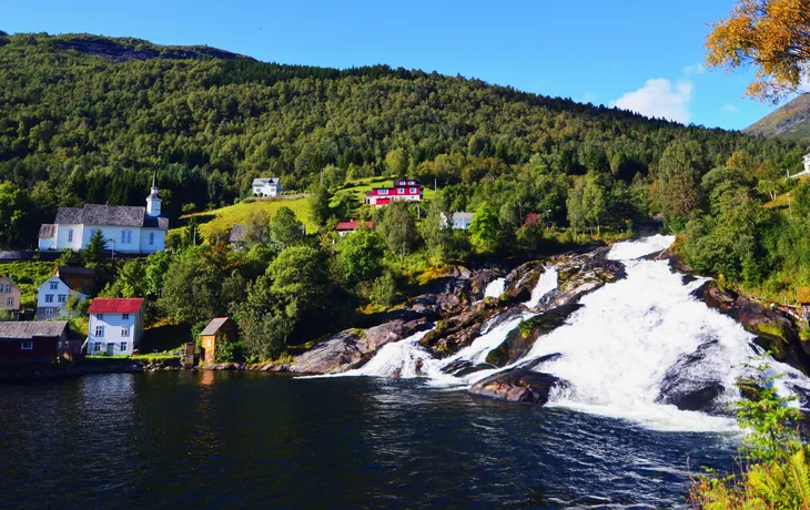Wasserfall in Hellesylt