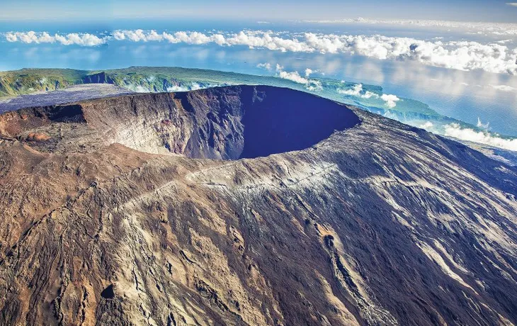 Vulkan Piton de la Fournaise auf La Reunion