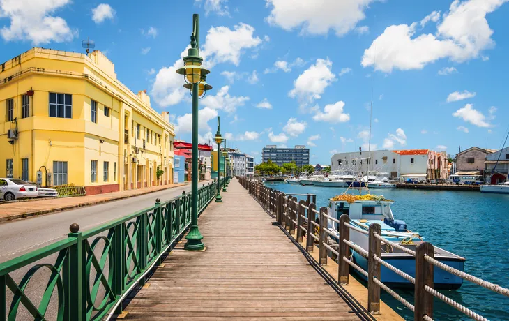 Promenade am Yachthafen von Bridgetown auf Barbados