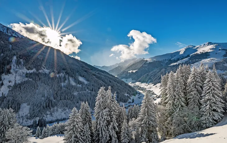 Skifahren im Zillertal, Österreich 