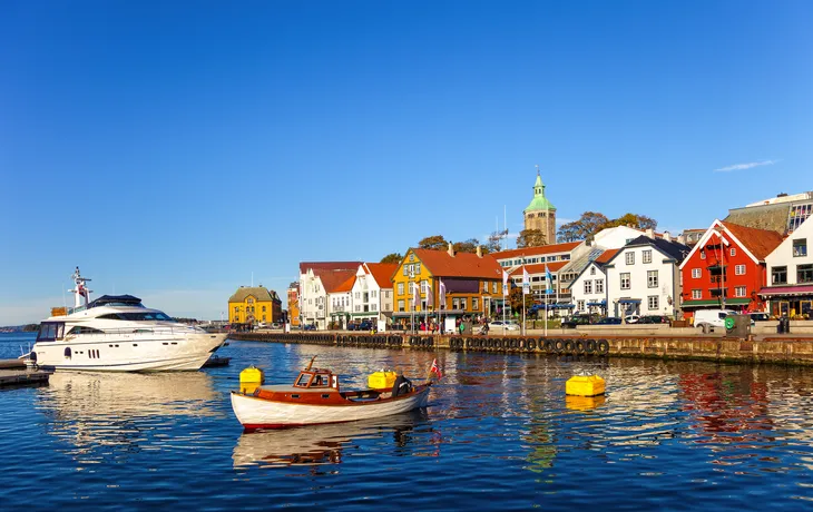 Blick auf die Innenstadt von Stavanger in Norwegen