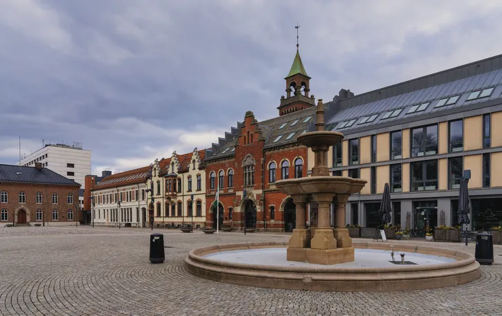 Rathausviertel in Kristiansand, Norwegen